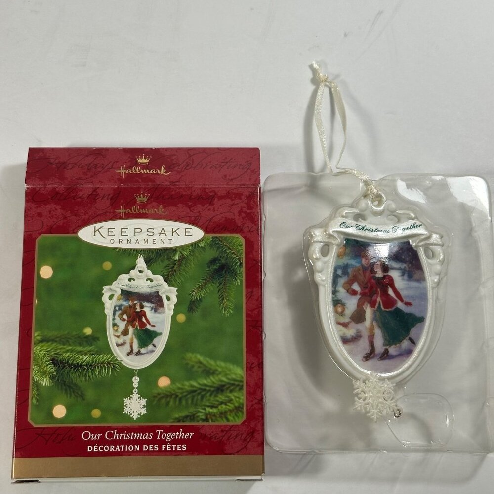 Hallmark Keepsake Ornament 2000 Our Christmas Together Fine Porcelain Decoration